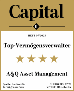 Siegel 2025 Vermögensverwalter allgemein 4 Sterne A&Q Asset Management